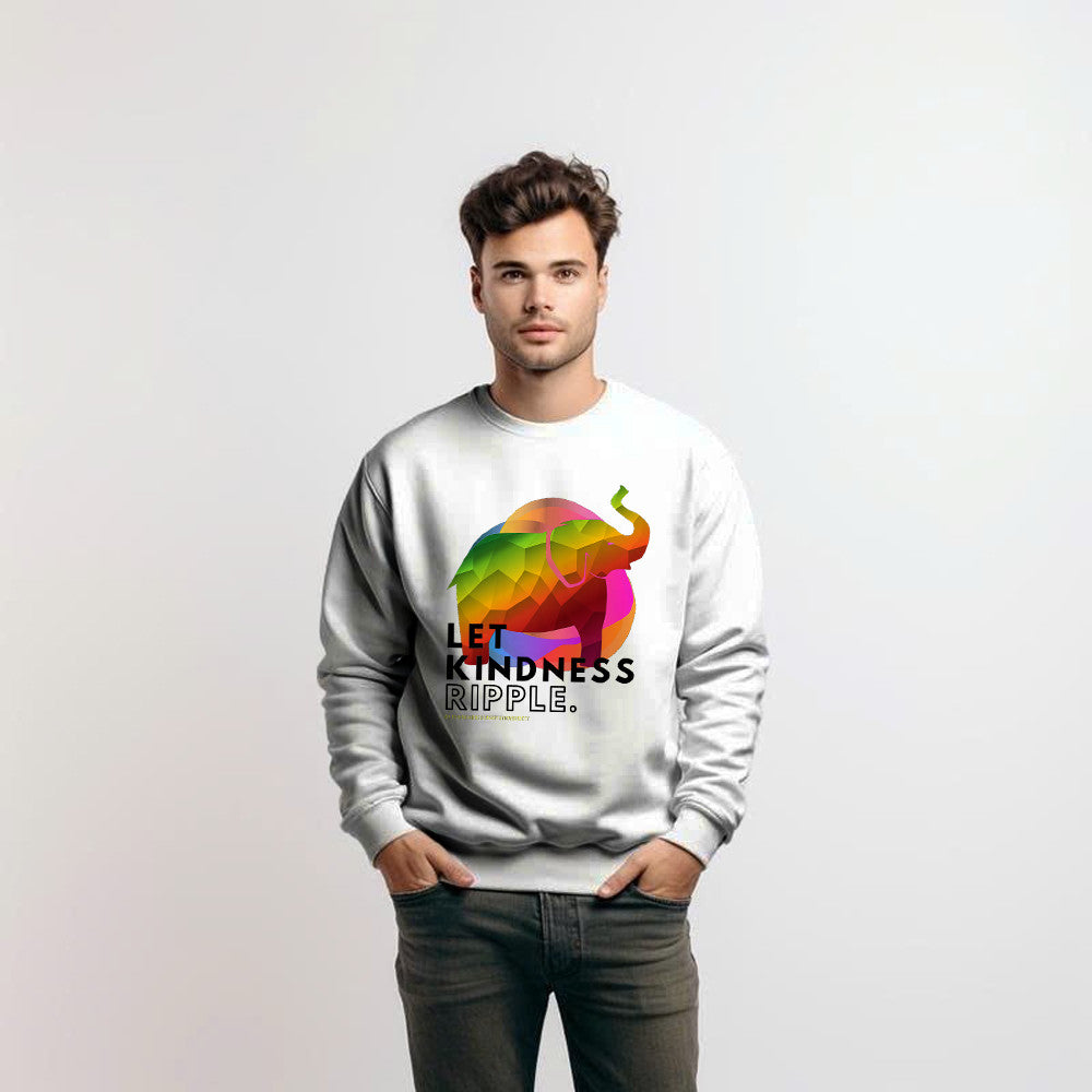 Zen Elephant Let Kindness Ripple Mindfulness Meditate Sweatshirt Lovely Gift For Friends