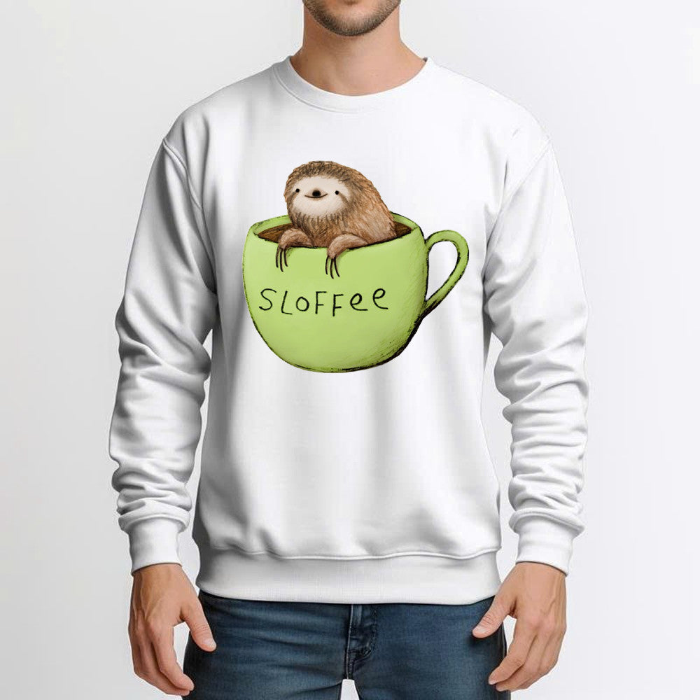 Sloth Coffee Sloffee Sweatshirt Sloth Graphic Tee Coffee Lover Gifts For Him