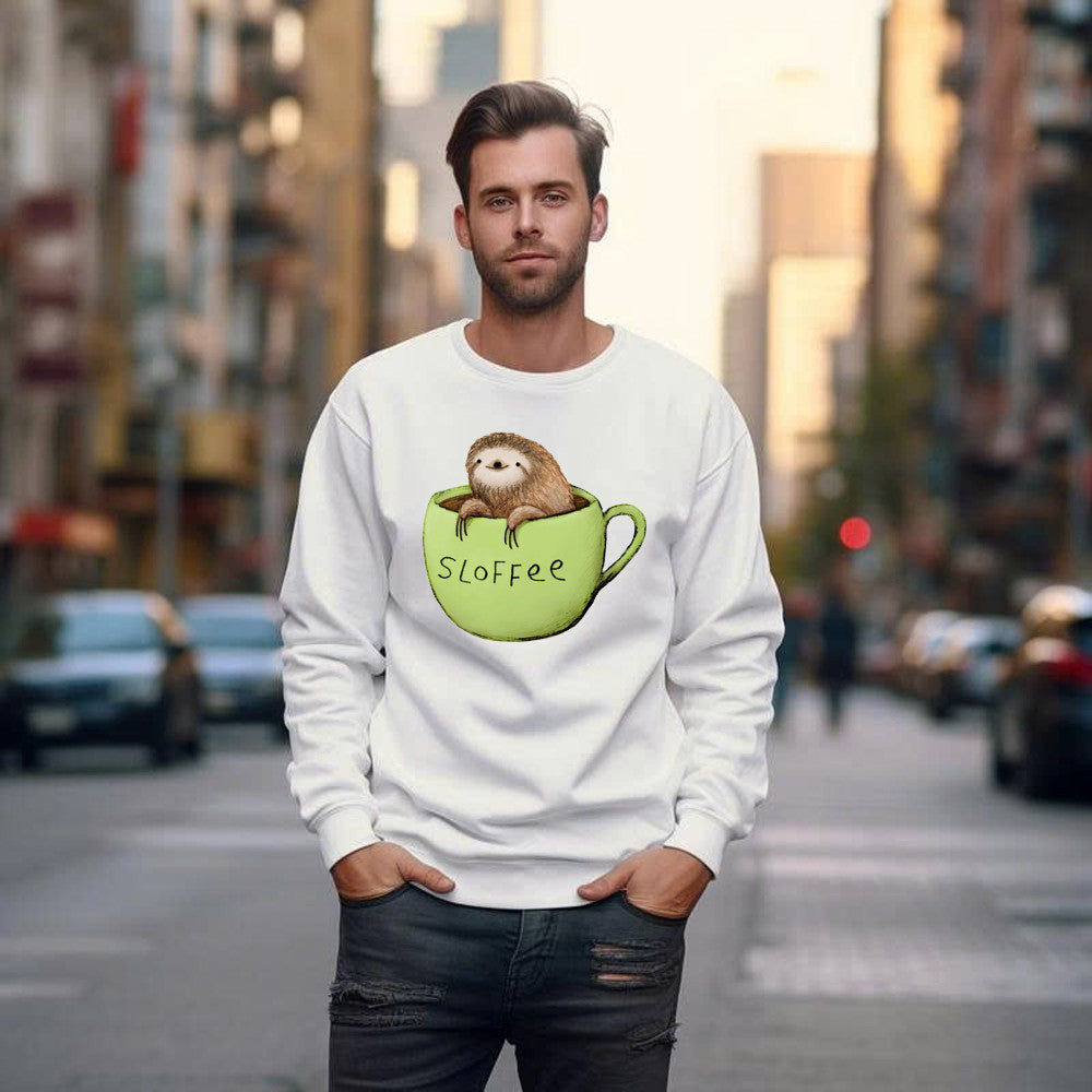 Sloth Coffee Sloffee Sweatshirt Sloth Graphic Tee Coffee Lover Gifts For Him