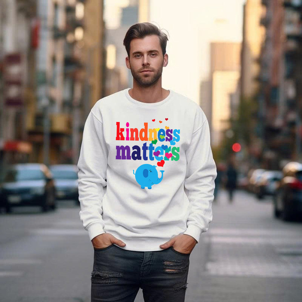 Elephant Kindness Matters Shirt Cute Graphic Sweatshirt Kindness Gifts For Friends