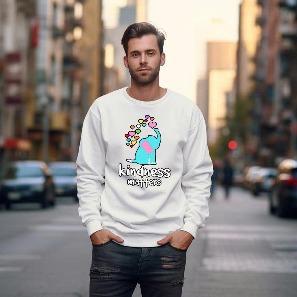 Elephant Kindness Matters Sweatshirt Cute Teacher Shirts Kindness Gift Ideas