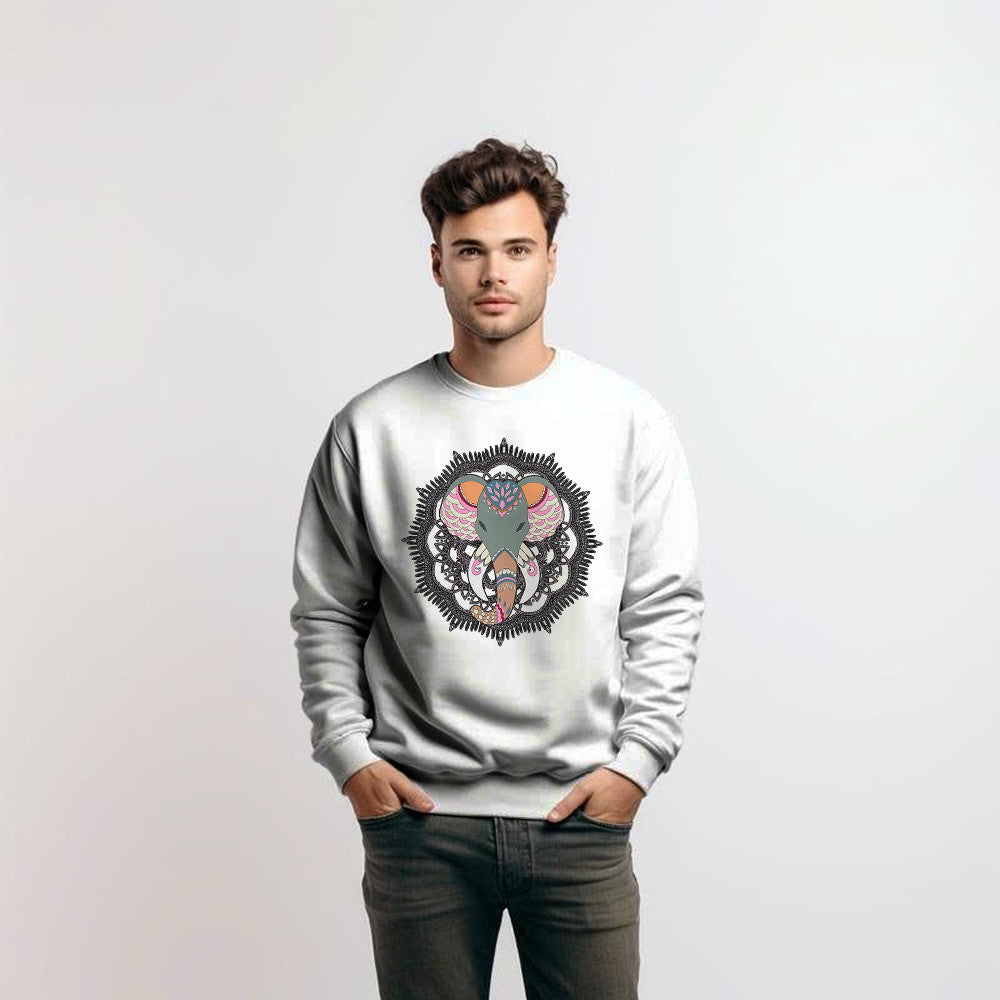 Elephant Mandala Shirt Elephant Spiritual Meaning Animal Sweatshirt Yoga Gifts For Mom