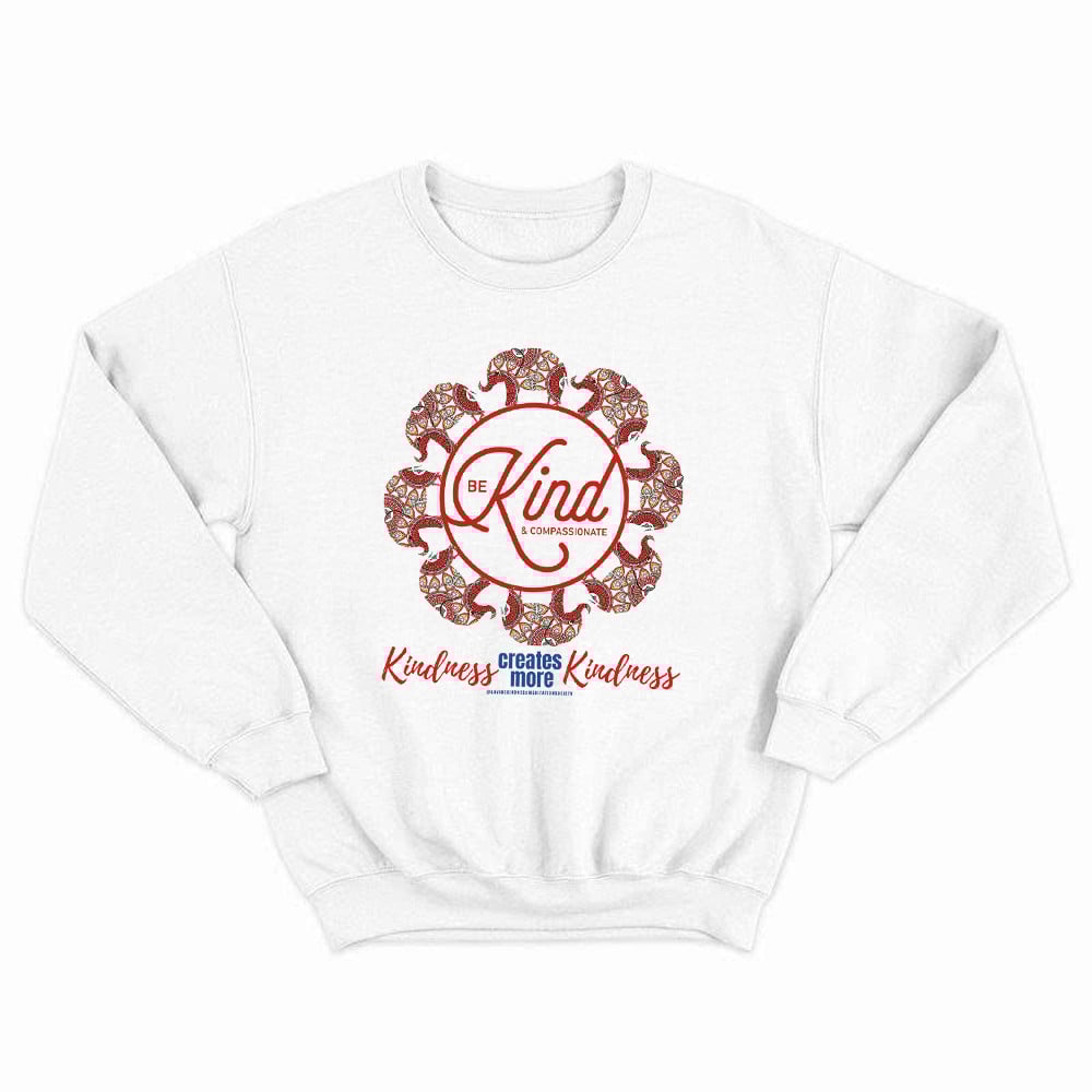 Elephant Mandala Be Kind And Compassionate Sweatshirt Kindness Sweatshirt Gift Ideas For Friends