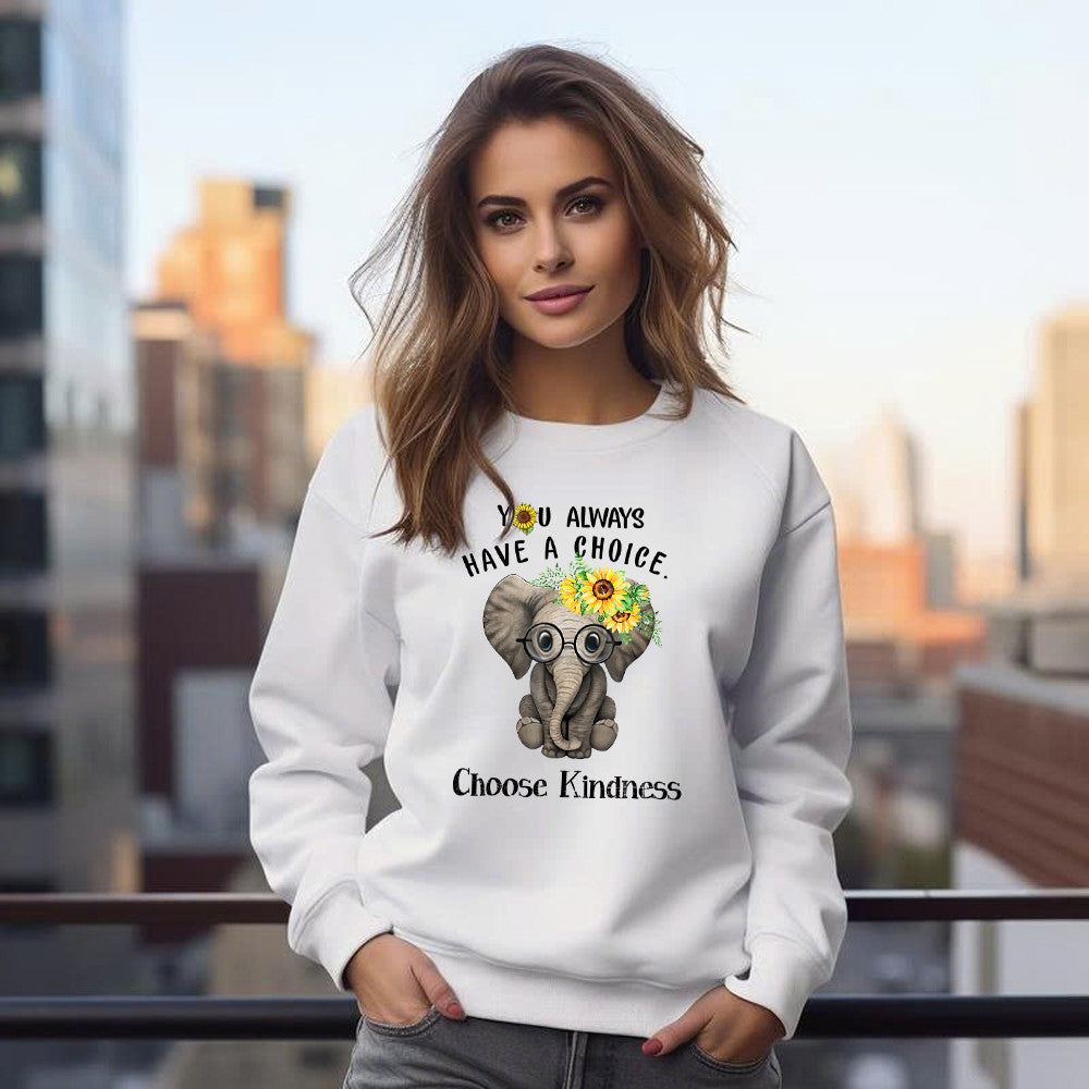 Elephant You Always Have A Choice Choose Kindness Shirt World Kindness Day T-Shirt