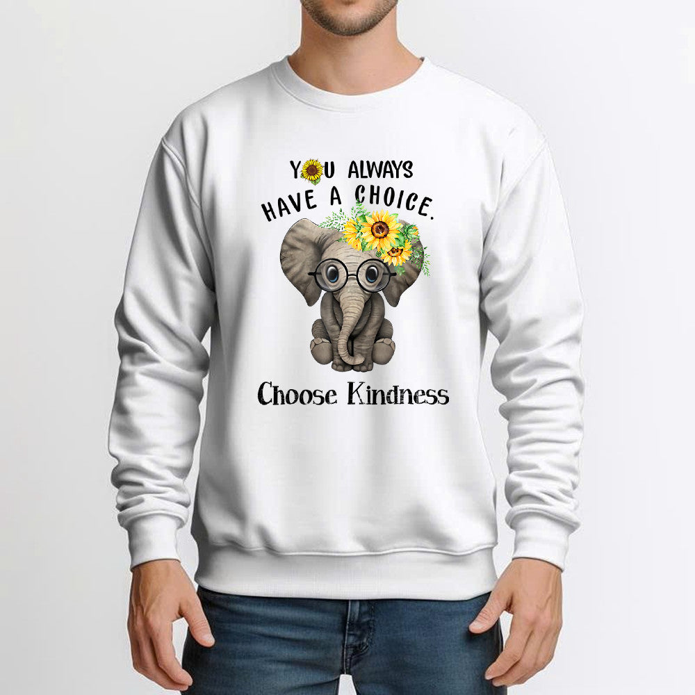 Elephant You Always Have A Choice Choose Kindness Shirt World Kindness Day T-Shirt