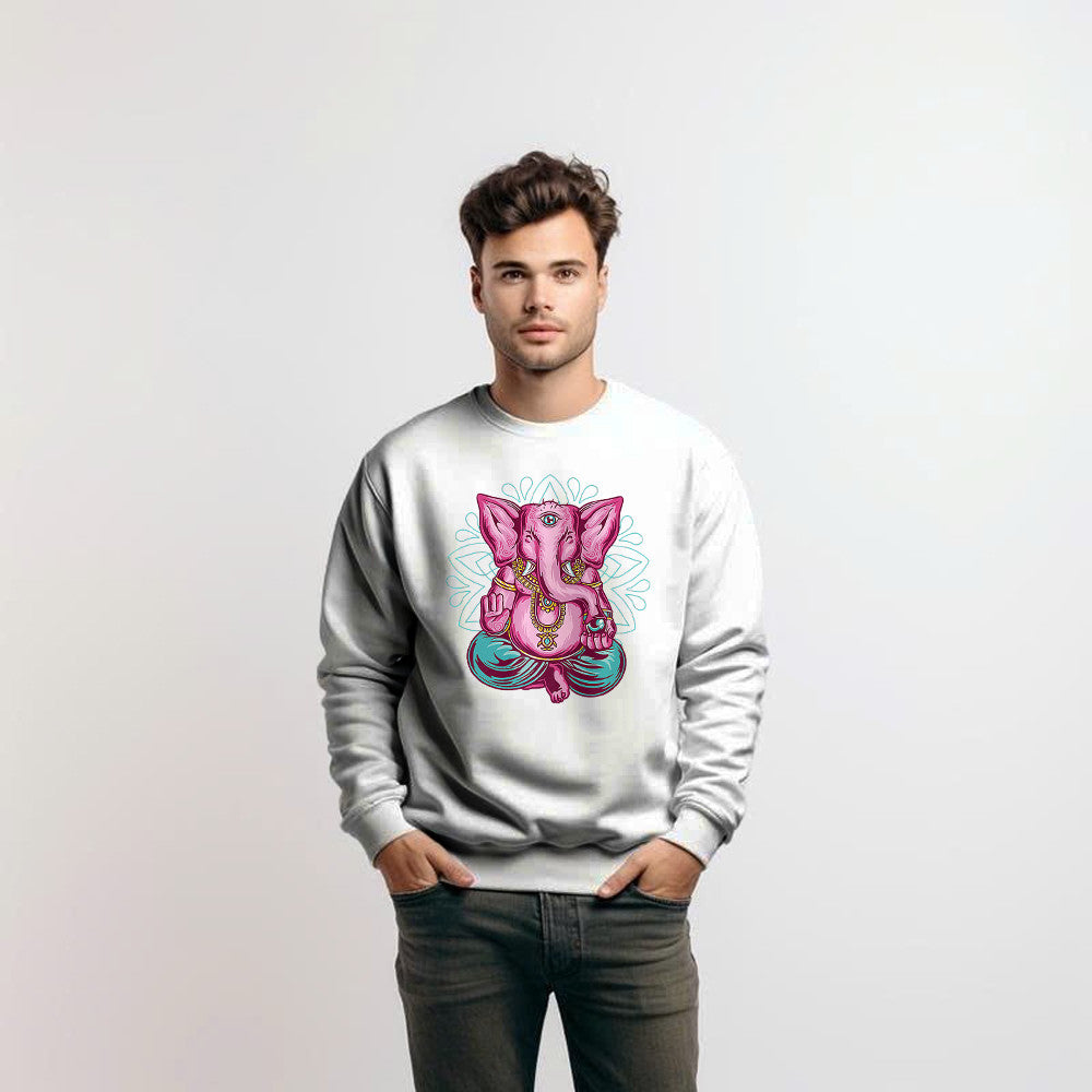 Elephant Meditation Hindu Buddha Hinduism Sweatshirt Clothing For Men Women Gift