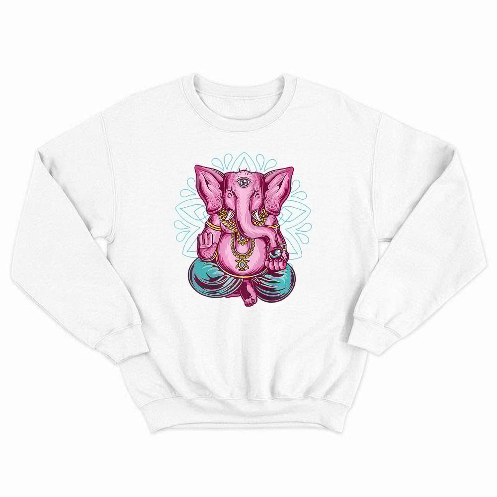 Elephant Meditation Hindu Buddha Hinduism Sweatshirt Clothing For Men Women Gift
