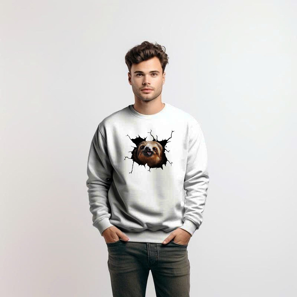 Sloth Came Out Shirt Sloth Sweatshirt Cute Graphic Unisex Gift For Brothers Idea