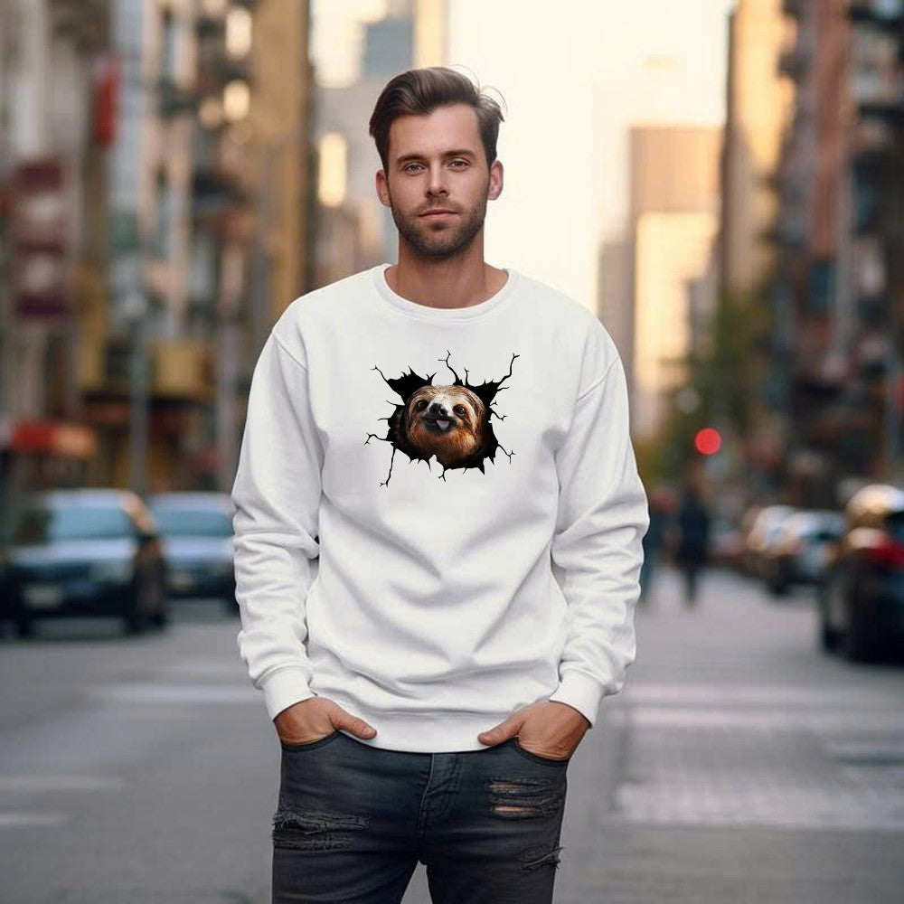 Sloth Came Out Shirt Sloth Sweatshirt Cute Graphic Unisex Gift For Brothers Idea