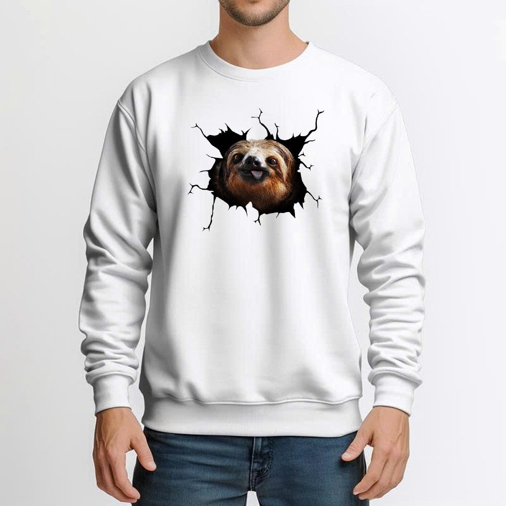 Sloth Came Out Shirt Sloth Sweatshirt Cute Graphic Unisex Gift For Brothers Idea