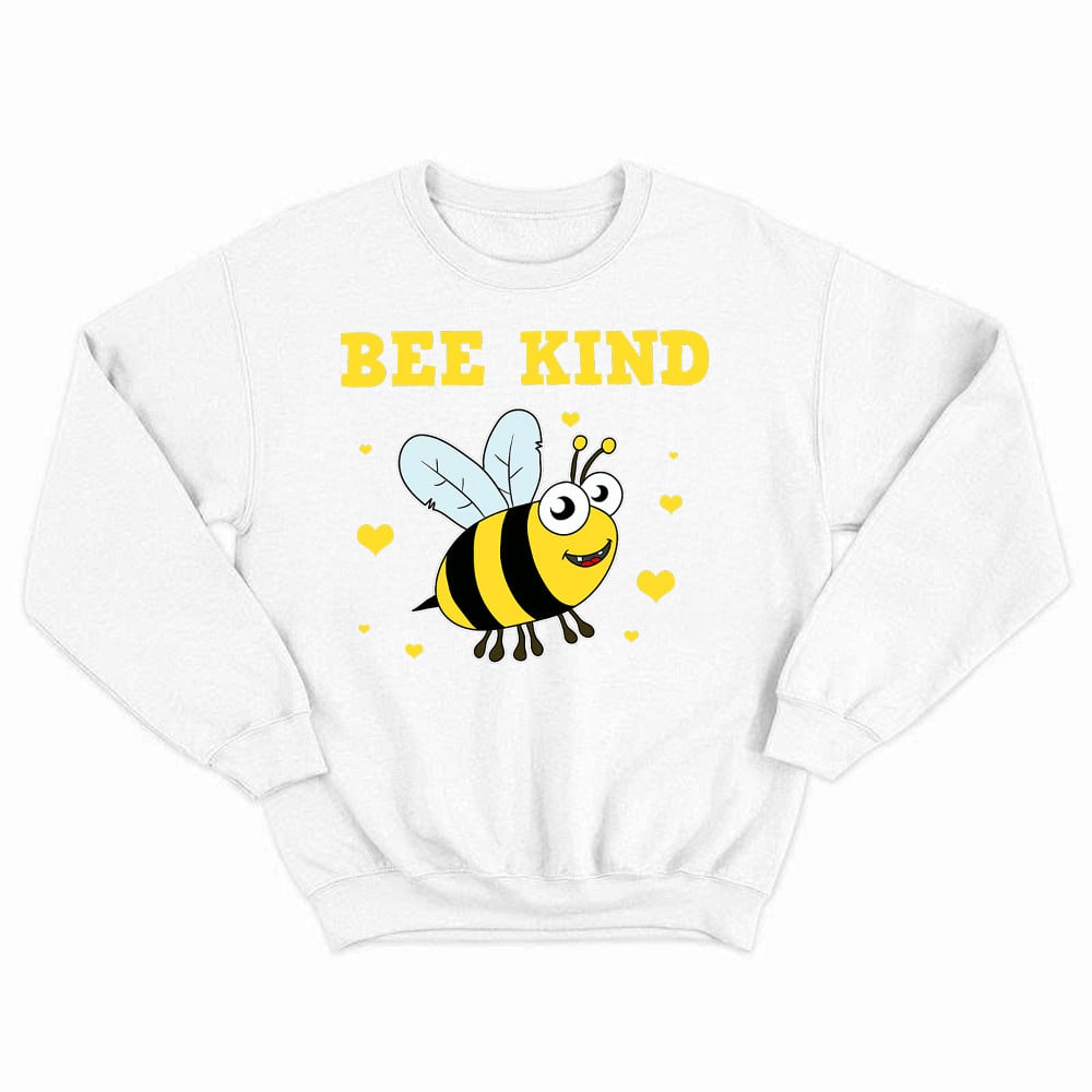 Bee Kind Sweatshirt Cute Bumble Bee Bekind Clothing Birthday Gift For Male Friend