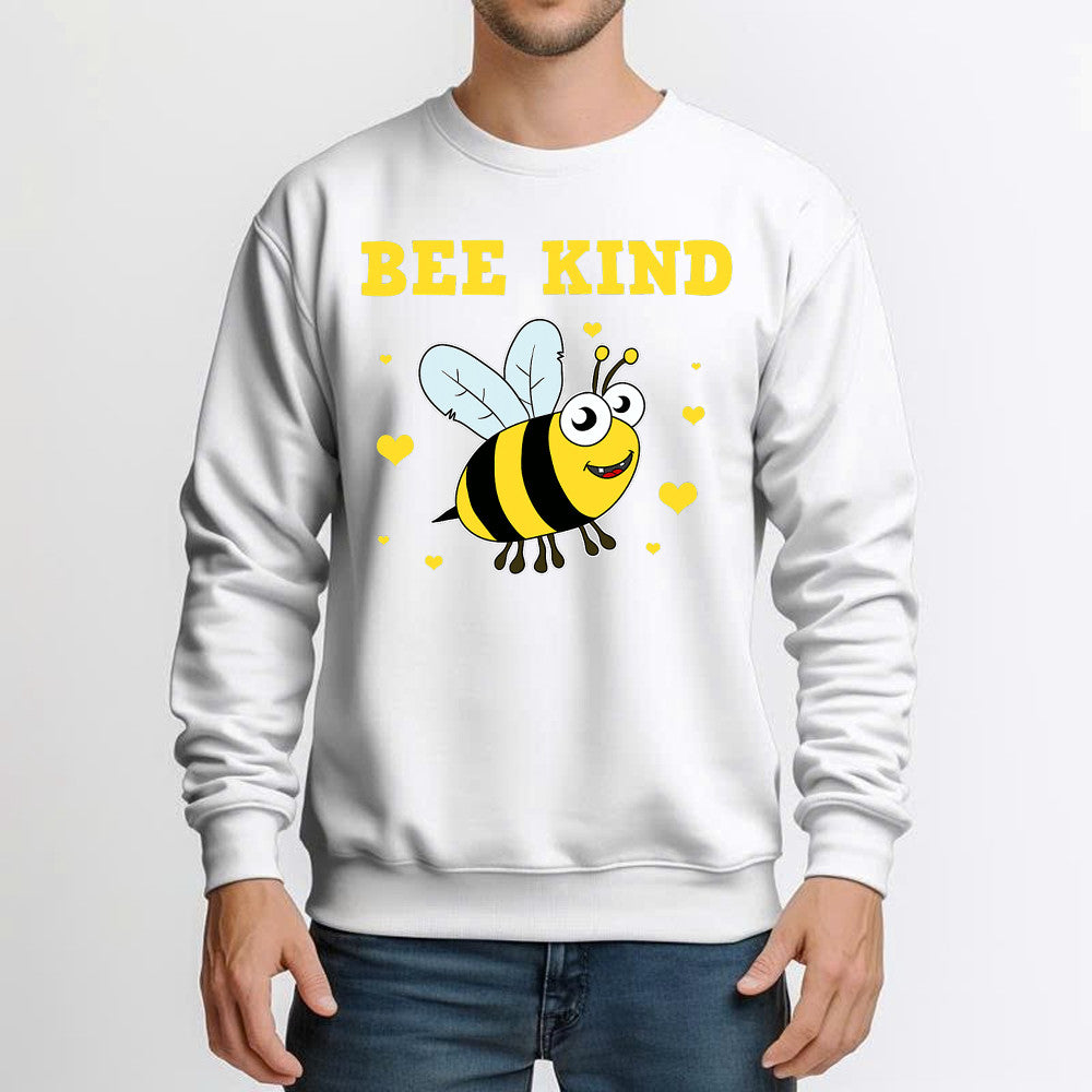 Bee Kind Sweatshirt Cute Bumble Bee Bekind Clothing Birthday Gift For Male Friend