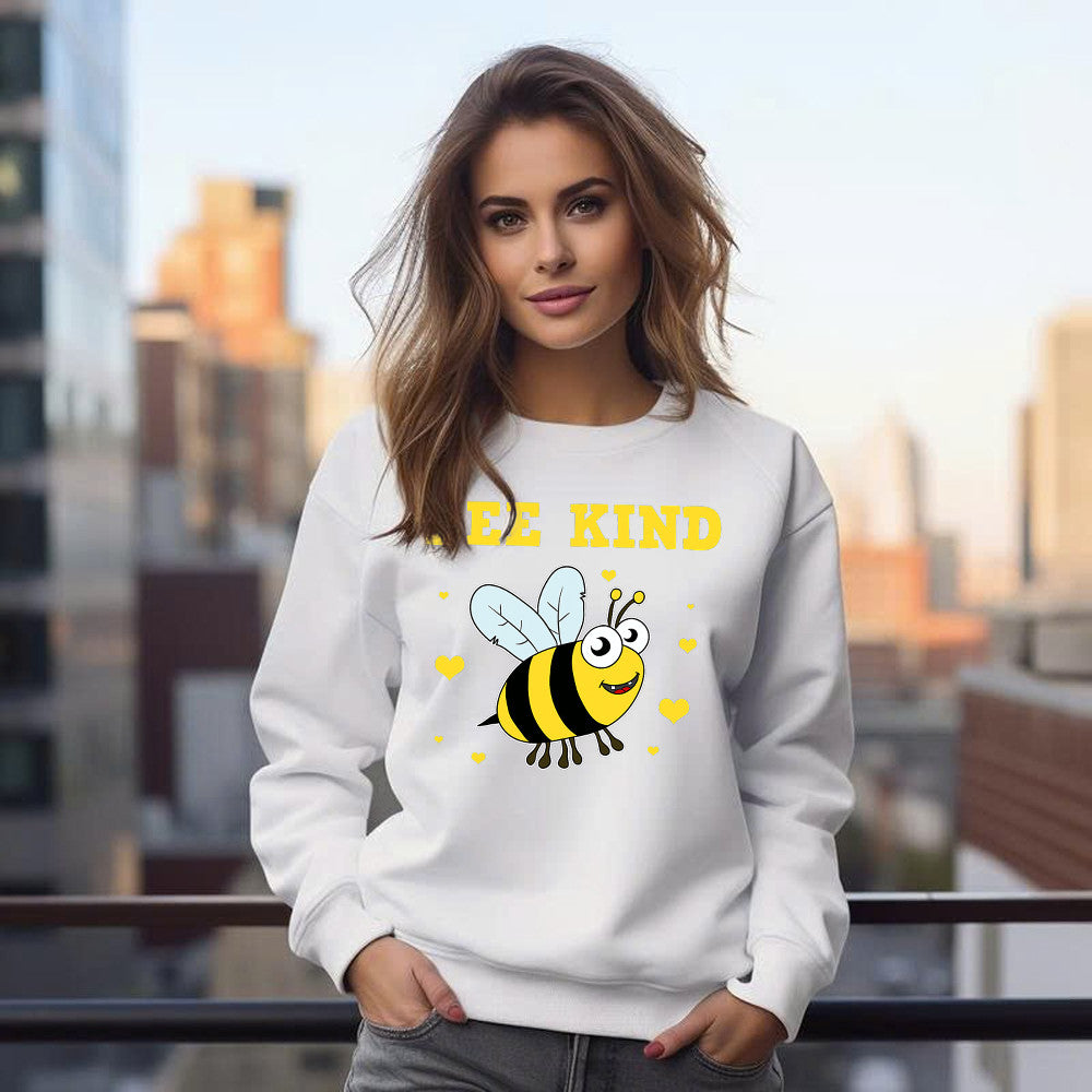 Bee Kind Sweatshirt Cute Bumble Bee Bekind Clothing Birthday Gift For Male Friend