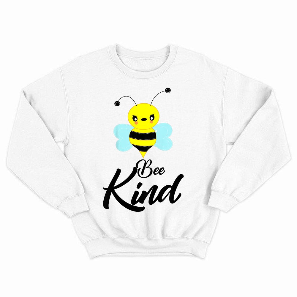 Bee Kind Sweatshirt Cute Bumble Bee Beekind Shirt Cool Presents For Teenage Guys