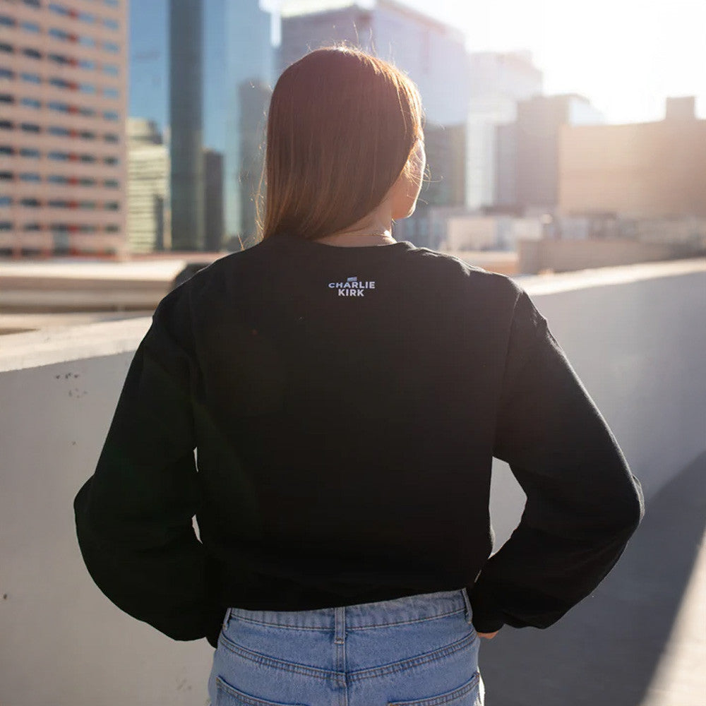 Live Free Crewneck Charlie Kirk Freedom Sweatshirt Charlie Kirk Merch Store