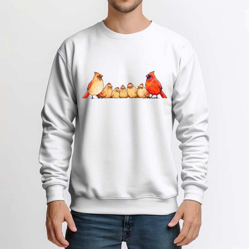 Northern Cardinal Birds Shirt Animals Lover Idea Sweatshirt Gift For Daddy