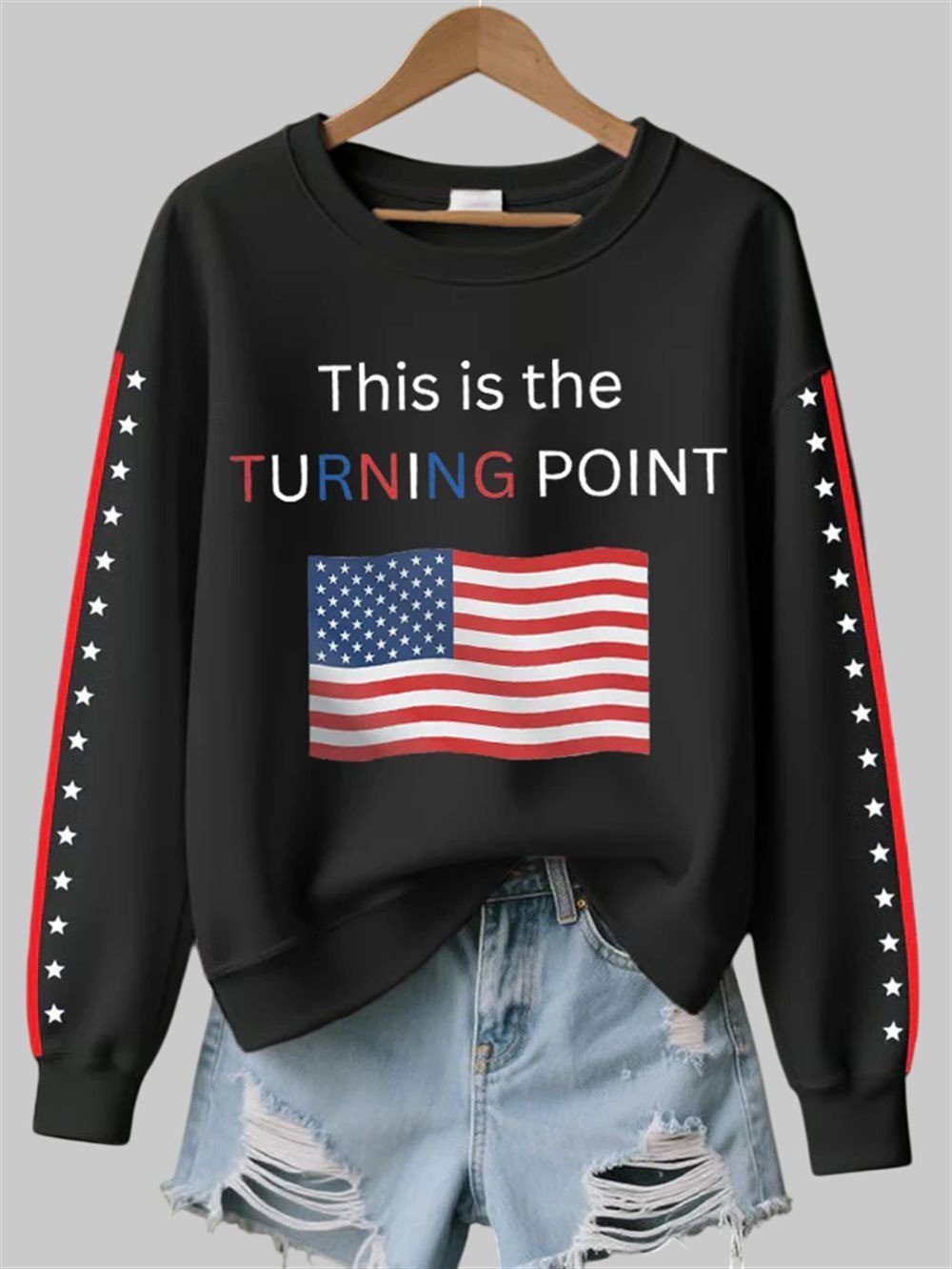 This Is The Turning Point Sweatshirt Charlie Kirk Apparel TPUSA Merch Gift For Patriots
