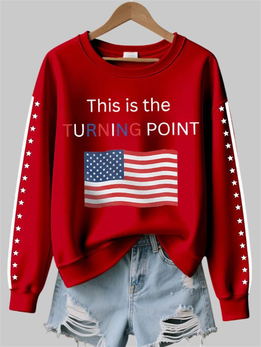 This Is The Turning Point Sweatshirt Charlie Kirk Apparel TPUSA Merch Gift For Patriots