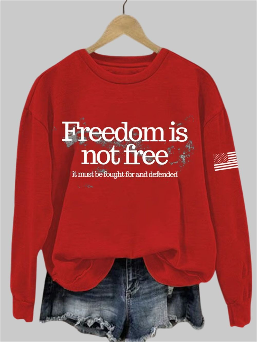 Charlie Kirk Sweatshirt Freedom Is Not Free Tribute To Charlie Kirk Apparel Patriotic Gifts