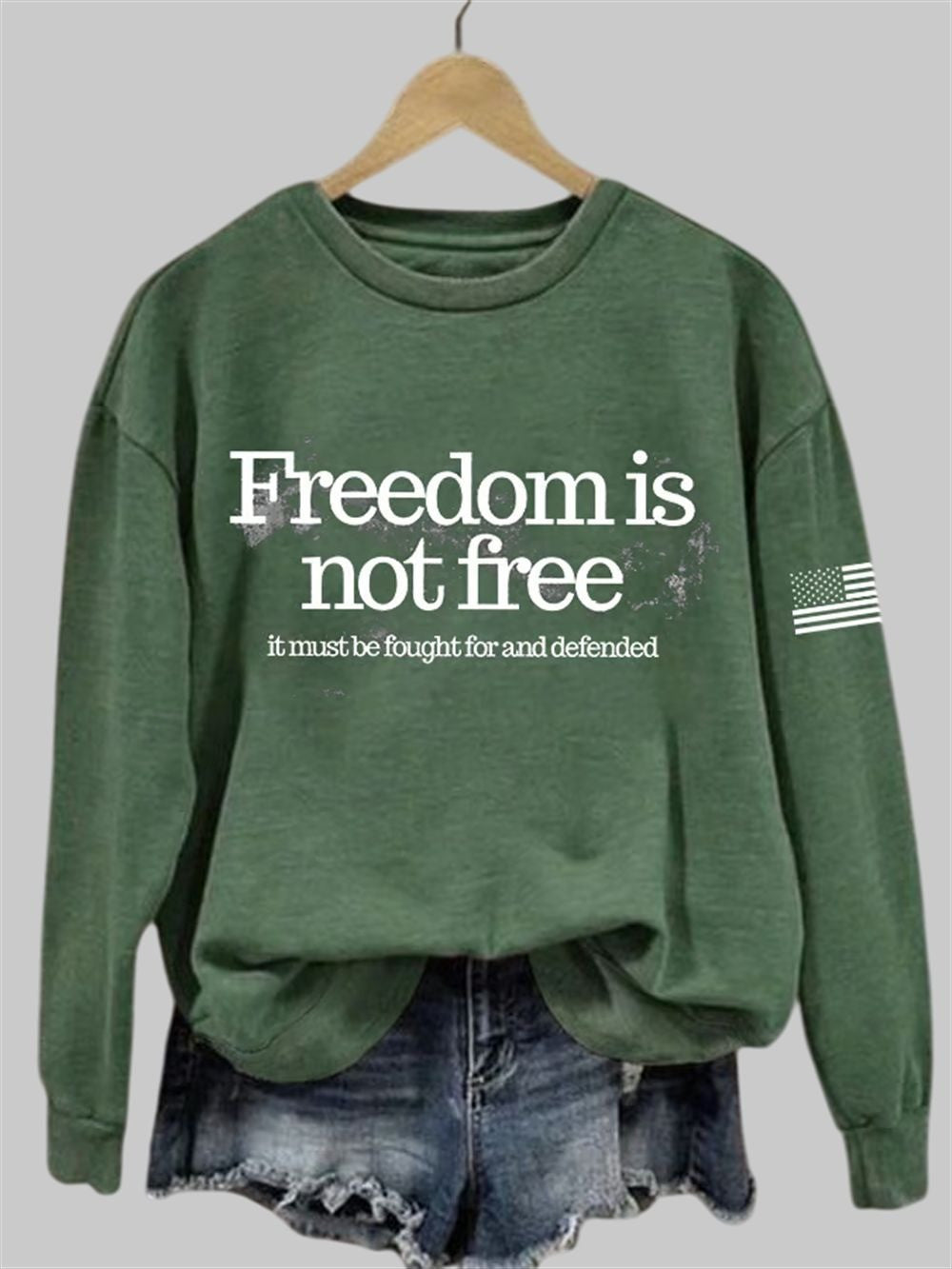 Charlie Kirk Sweatshirt Freedom Is Not Free Tribute To Charlie Kirk Apparel Patriotic Gifts