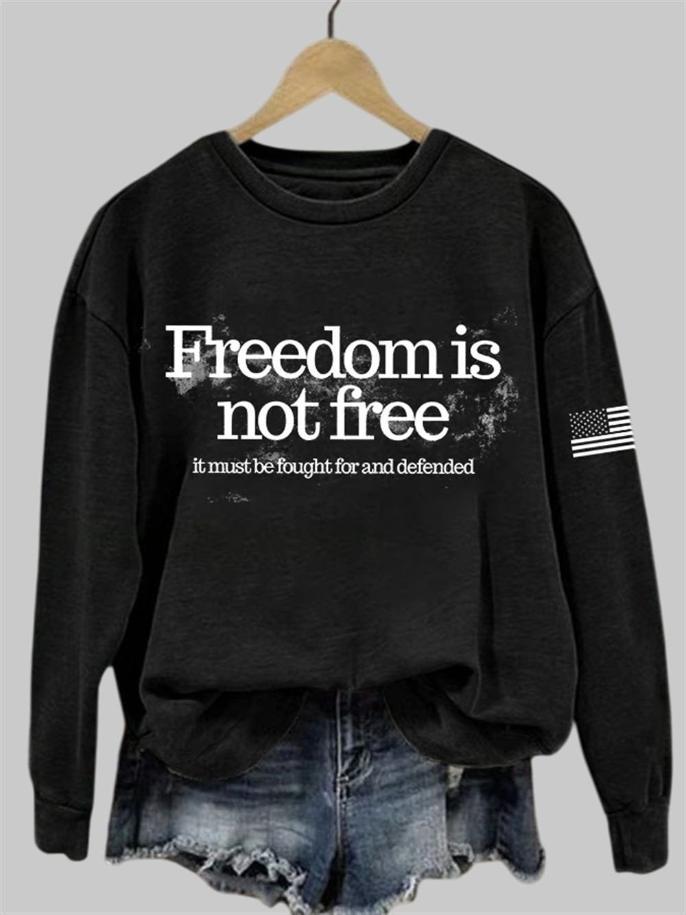 Charlie Kirk Sweatshirt Freedom Is Not Free Tribute To Charlie Kirk Apparel Patriotic Gifts
