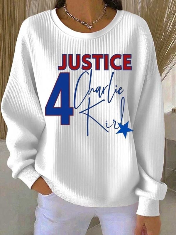 Justice For Charlie Kirk Sweatshirt Rest In Peace Charlie Kirk Apparel Gift For Supporters
