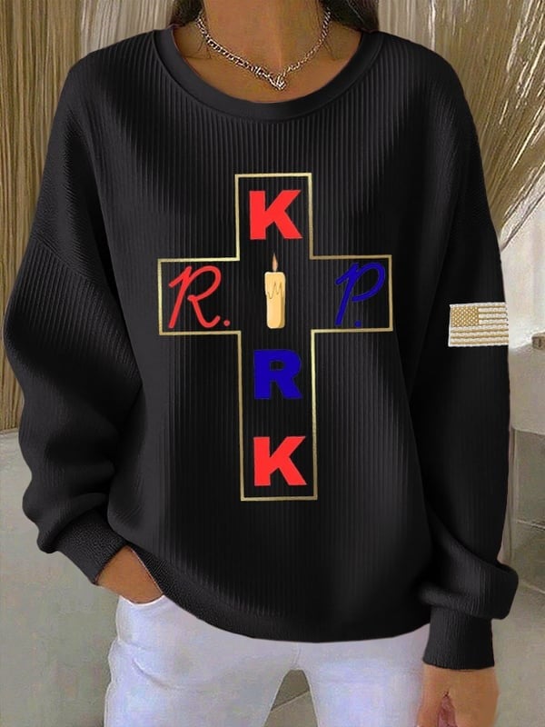 RIP Charlie Kirk Women's Sweatshirt Tribute To Charlie Kirk Merch Memorial Gifts