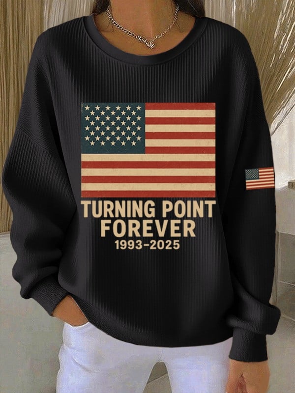 Charlie Kirk Freedom Sweatshirt TPUSA Merch Gifts For Trump Supporters