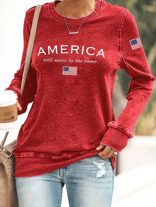 Charlie Kirk TPUSA Merch Sweatshirt America Will Never Be The Same RIP Charlie Live Free Shirt