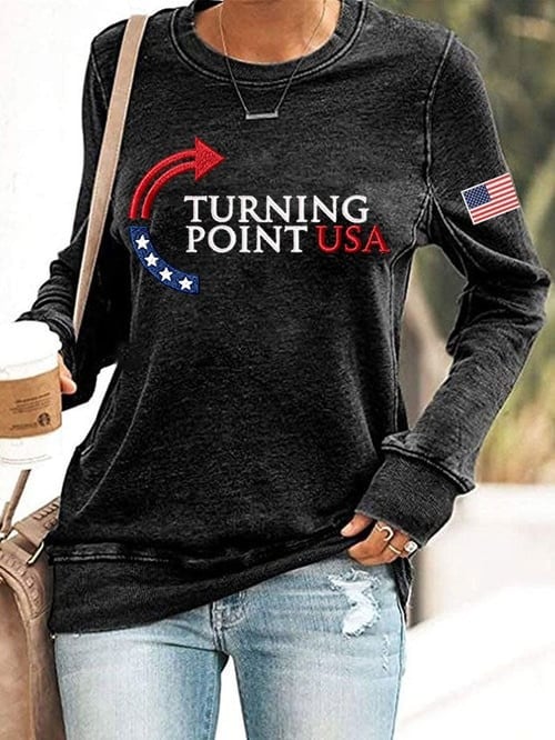 Charlie Kirk TPUSA Merch Sweatshirt Turning Point USA Charlie Kirk 47 Merchandise