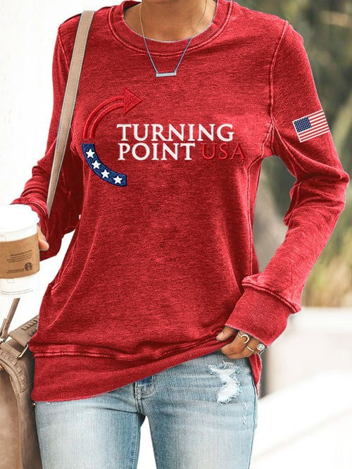 Charlie Kirk TPUSA Merch Sweatshirt Turning Point USA Charlie Kirk 47 Merchandise