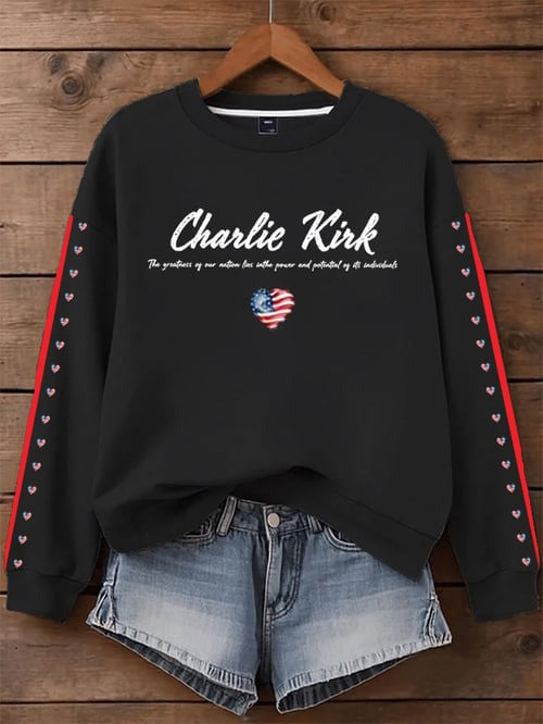 Charlie Kirk Freedom Sweatshirt Words Are Stronger Than Bullets Gifts For Charlie Kirk Lovers