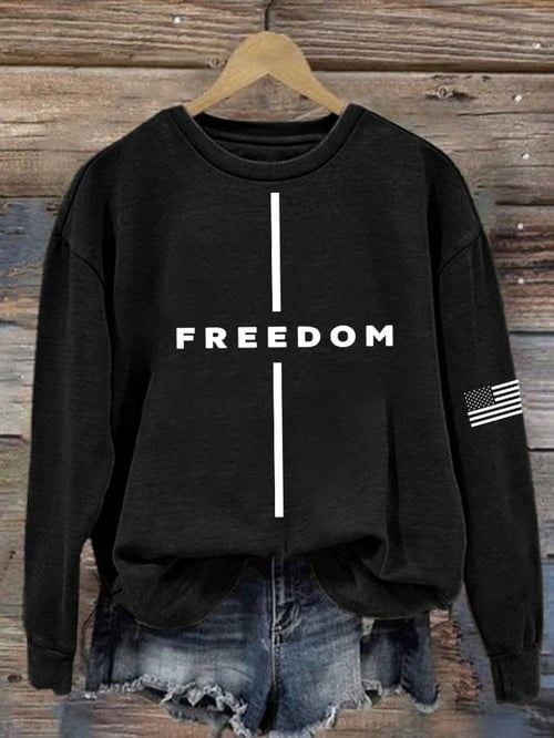 Red Charlie Kirk Freedom Sweatshirt October 14 Charlie Kirk Day Charlie Kirk Memorial Gifts