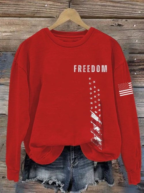 Charlie Kirk Freedom Sweatshirt Turning Point Merch Charlie Kirk Memorial Apparel Gifts