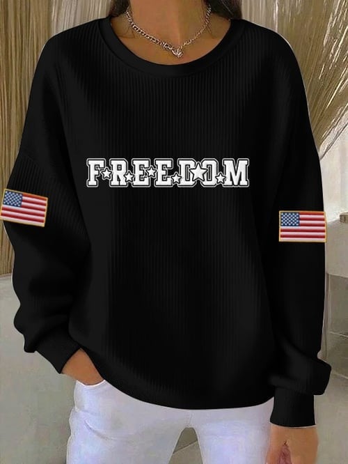 Charlie Kirk Freedom Sweatshirt American Flag Freedom Clothing Tribute To Charlie Kirk Gifts