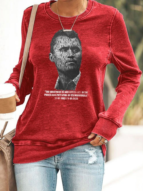 Charlie Kirk Memorial Sweatshirt The Greatness Of Our Nation RIP Charlie Kirk Gifts