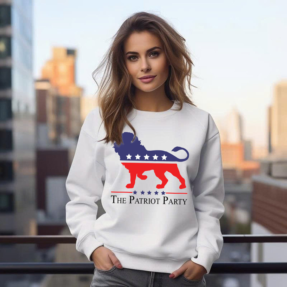 The Patriot Party Shirt Political Lion Trump MAGA The Patriot Party Sweatshirt Merch