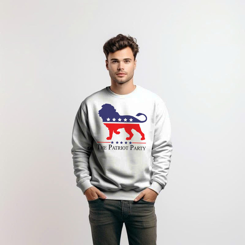 The Patriot Party Shirt Political Lion Trump MAGA The Patriot Party Sweatshirt Merch