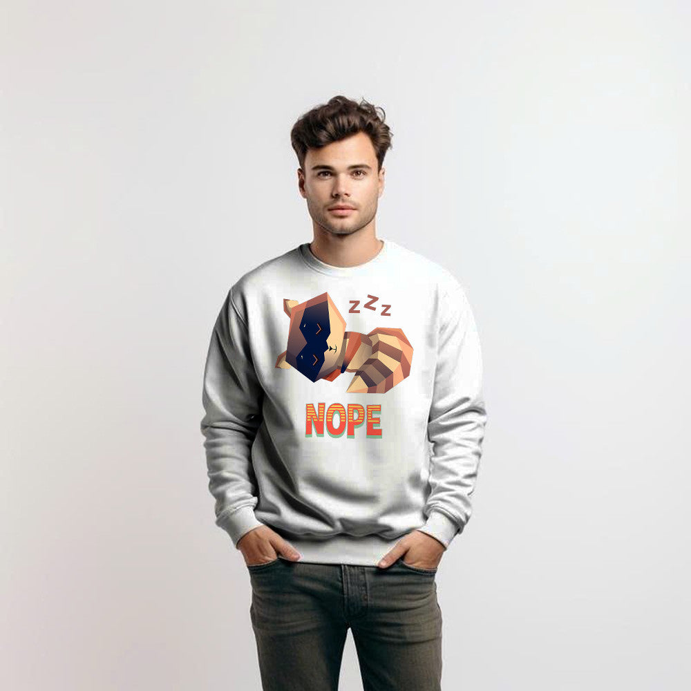 Racoon Sleeping Nope Sweatshirt Funny Raccoon Shirt Related Themed Gifts