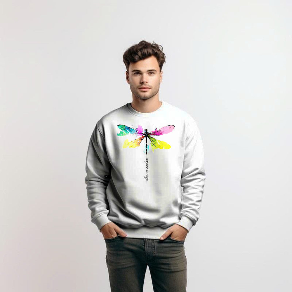 Deixe Estar Colorful Dragonfly Shirt Music Themed Animal Sweatshirt Gift For Teens