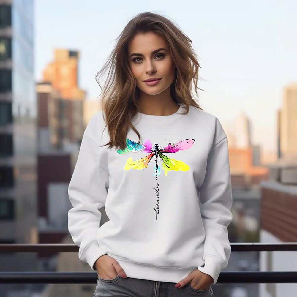 Deixe Estar Colorful Dragonfly Shirt Music Themed Animal Sweatshirt Gift For Teens