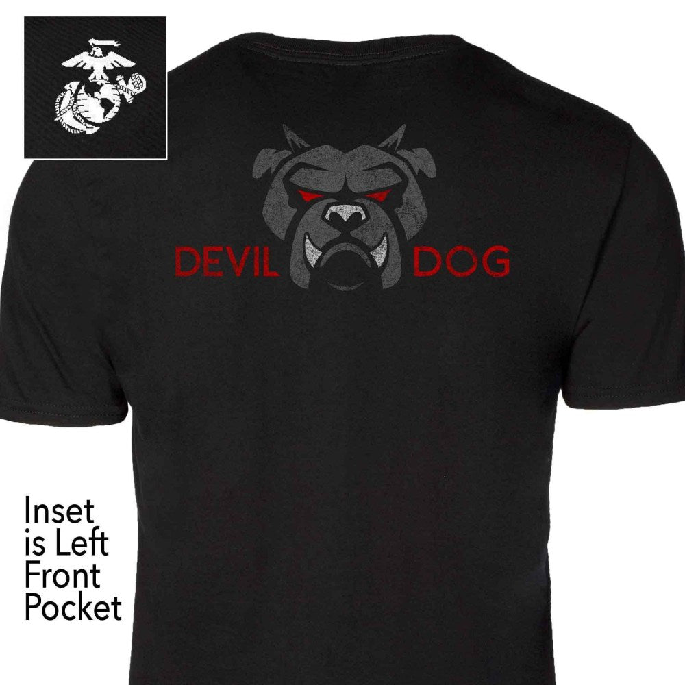 1775 Devil Dogs Black Shirt US Marine Corps T-Shirt Gifts For Patriots