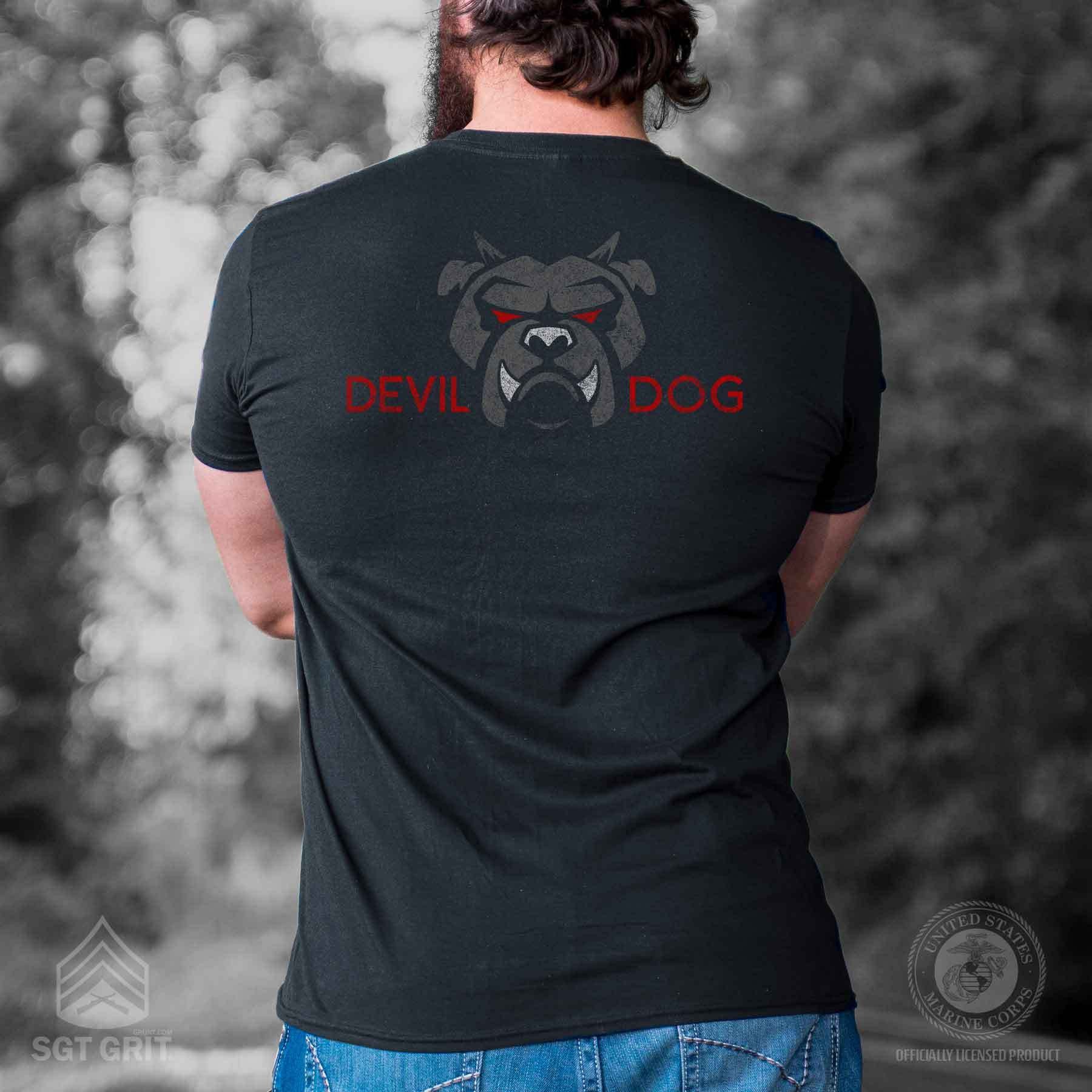 1775 Devil Dogs Black Shirt US Marine Corps T-Shirt Gifts For Patriots - Liberish