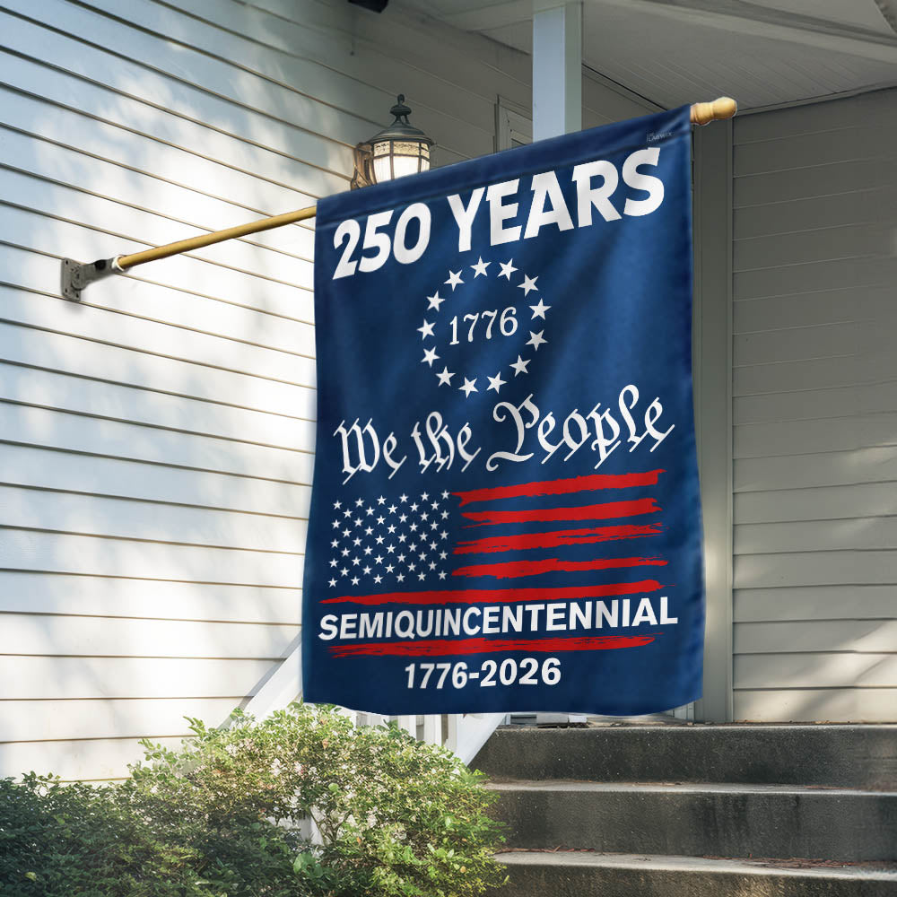 250 Years Anniversary Semiquincentennial United States We The People Flag - Liberish