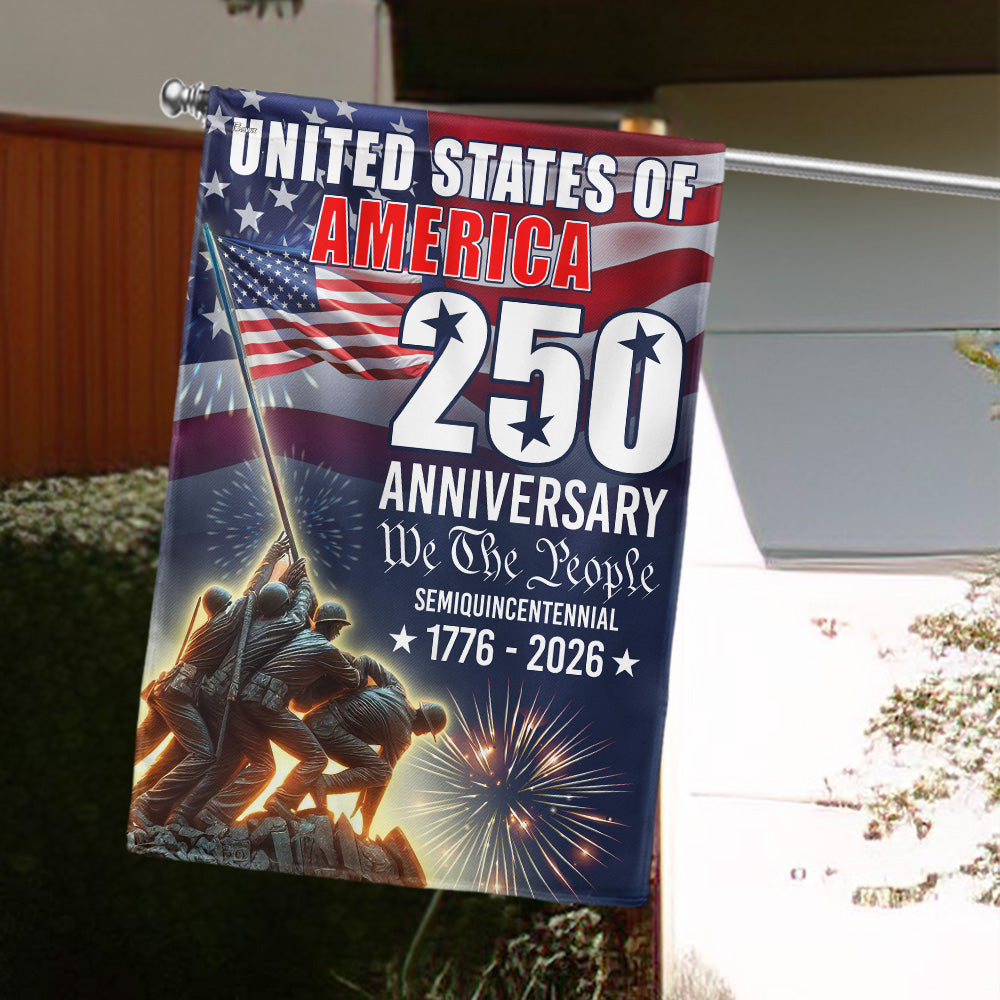 250 Years Of America United States Semiquincentennial 1776 2026 We The People Patriotic Fl - Liberish