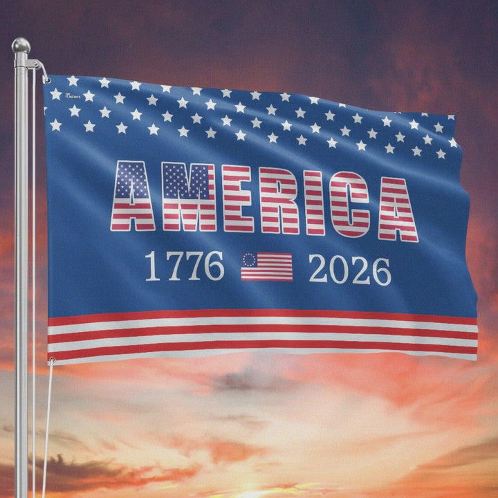250th Anniversary Grommet Flag 4th Of July 2026 Decorative Flag - Liberish