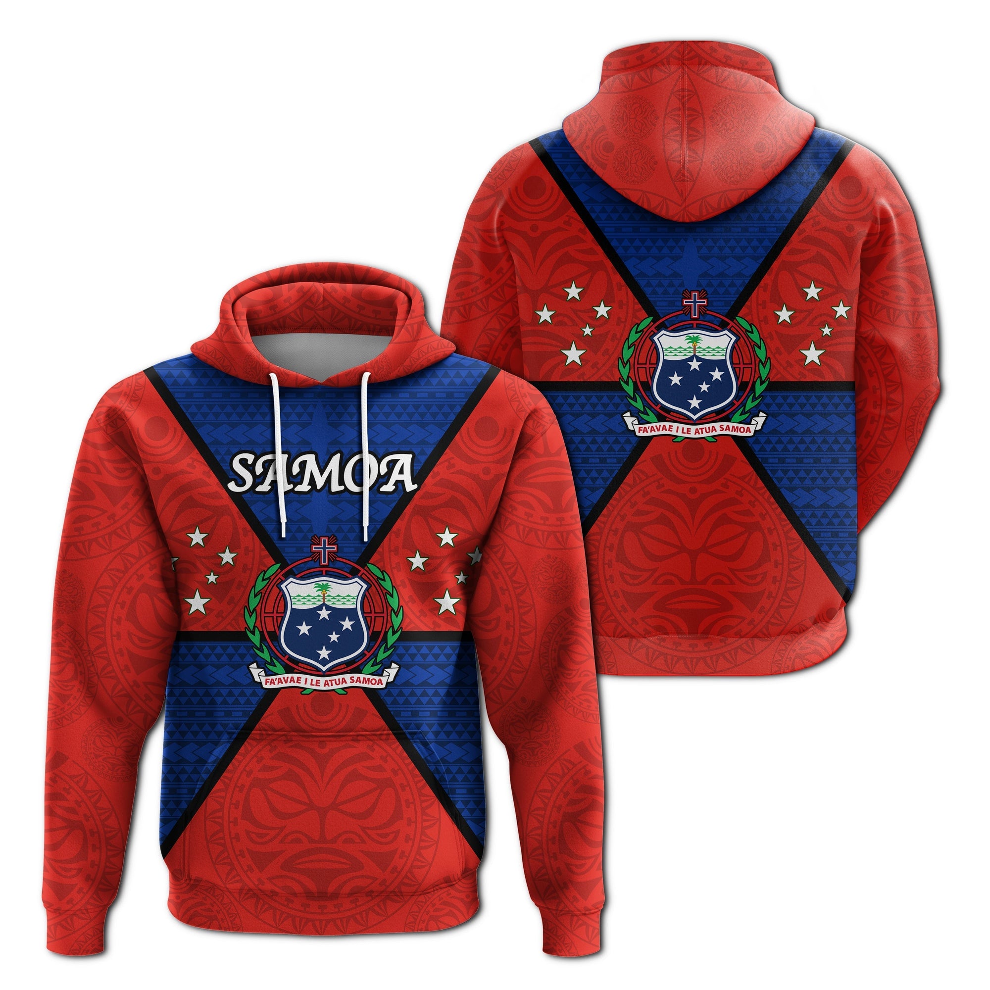 Samoa Hoodie Maori Polynesian LT20