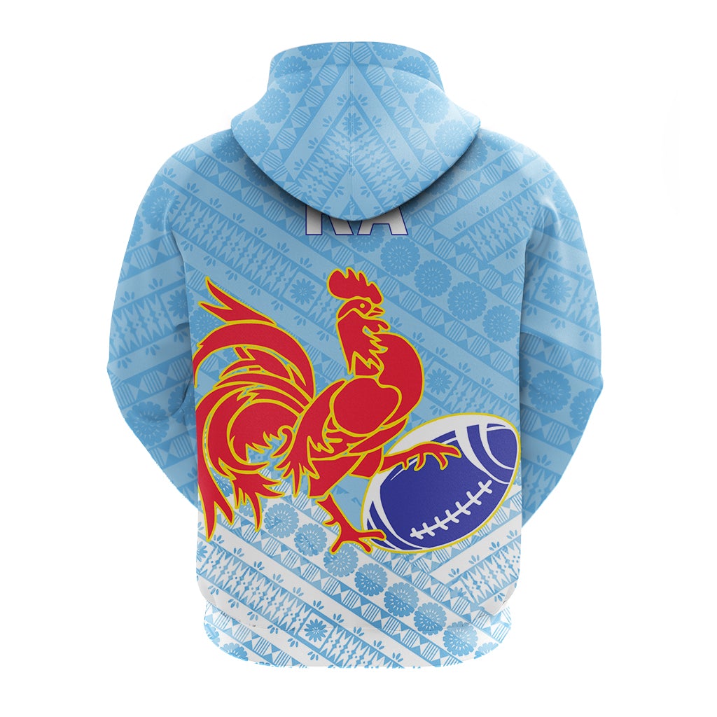 Ra Rugby Union Fiji Hoodie Tapa Pattern LT12