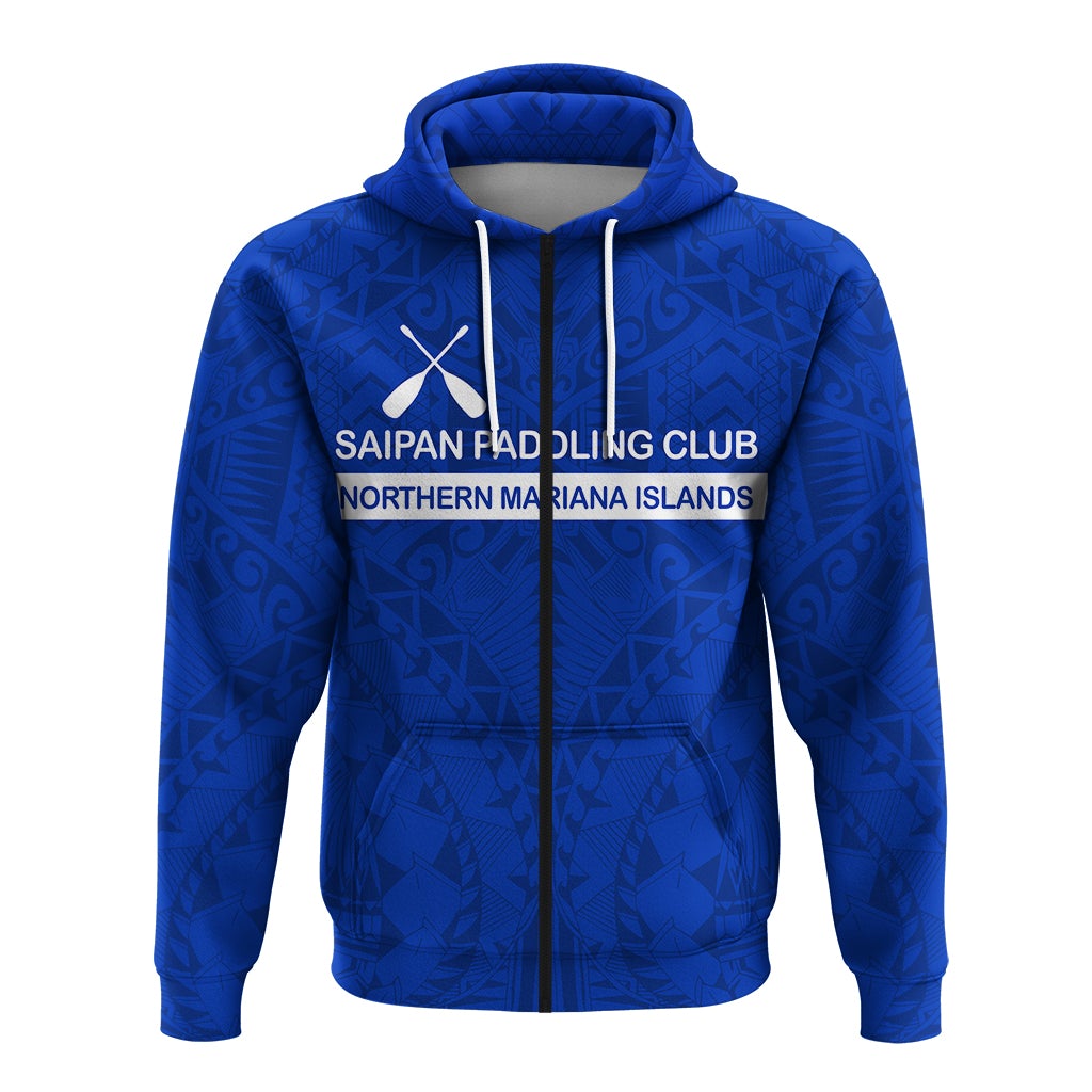 Saipan Paddling Club Spc Northern Mariana Islands Zip Up Hoodie LT12