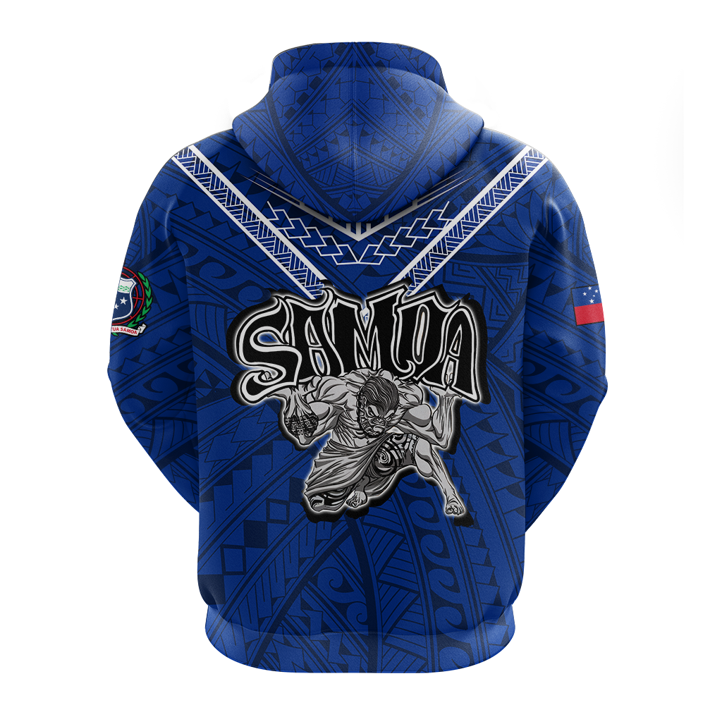 Samoa Hoodie Samoan Warrior Pride LT12